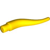 Lego Animal Body Part, Horn (Cattle) / Tentacle / Vine / Branch / Tongue - Long / Yellow