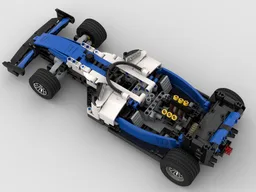 F1 Racing - (Blue white)