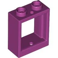 Window 1 x 2 x 2 Flat Front / Magenta