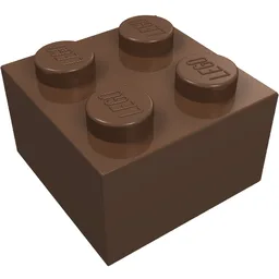 Brick 2 x 2 / Brown