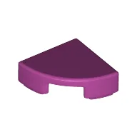 Tile Round 1 x 1 Quarter / Magenta