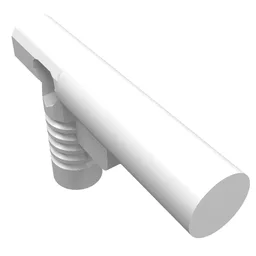 Equipment Hose Nozzle / Gun with Side String Hole Simplified / White