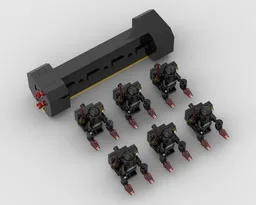 Blacktron Heavy Trooper Deployment Module
