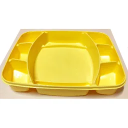 Sorting Tray, DOTS, 9 Compartment / Bright Light Yellow