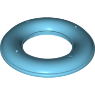 Lego Duplo Boat / Raft / Ring, 8 x 8 Top / Medium Azure