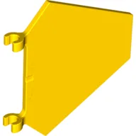 Flag 5 x 6 Hexagonal with U Clips / Yellow