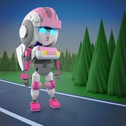 CBB10 Lady! G1-inspired Transformable SD Arcee