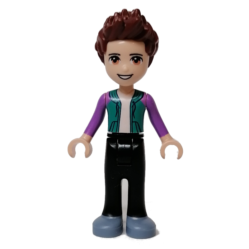 Lego Ethan - Dark Turquoise Top, Black Pants