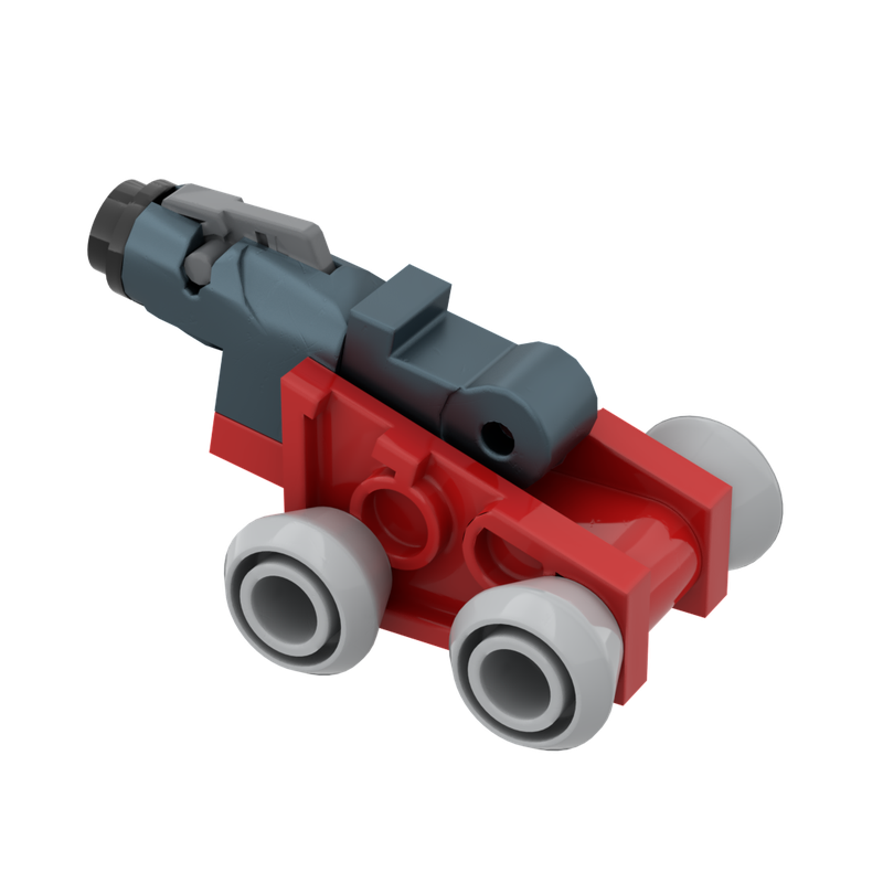 Lego Compact Cannon with wheels