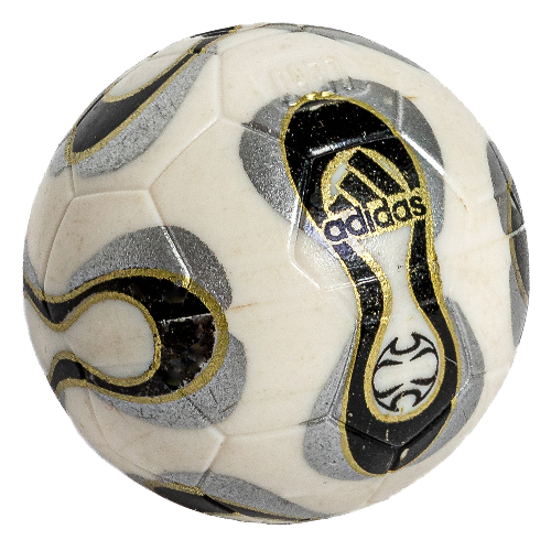 Lego Sports Soccer / Basket Ball with Adidas Official World Cup Ball (Teamgeist) Print / Pearl Gold