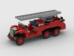 Large Vintage Fire Truck