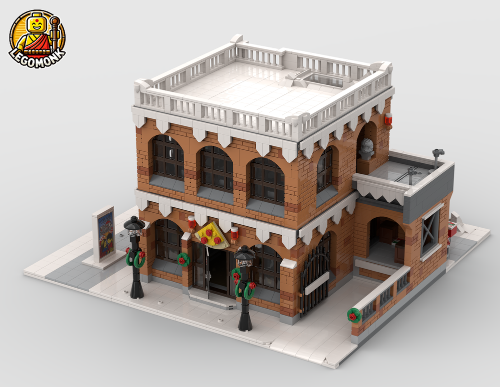 Lego Winter Village - Pizzeria & Arte