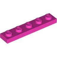 Plate 1 x 5 / Dark Pink