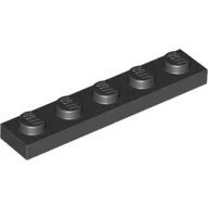 Plate 1 x 5 / Black