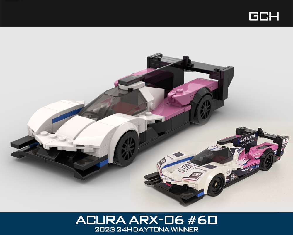 Lego Acura ARX-06 #60 2023 Daytona 24h Winner