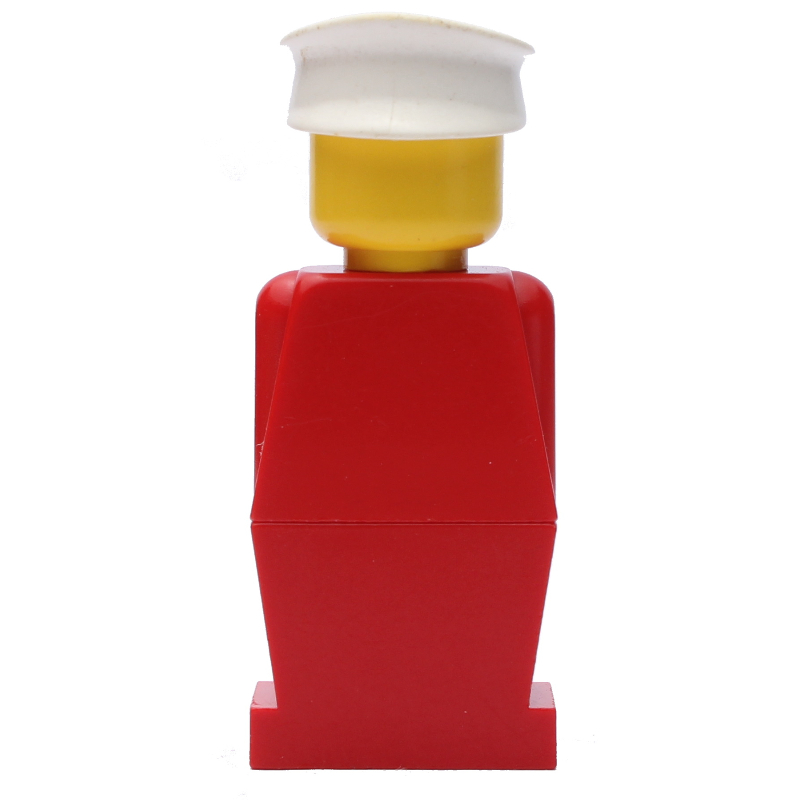 Lego LEGOLAND Red Torso, Red Legs, White Hat