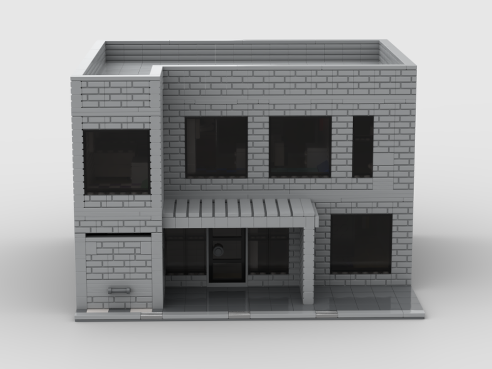 Lego Bauhaus-style house