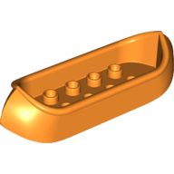 Lego Duplo Boat / Canoe 2 x 8 / Orange