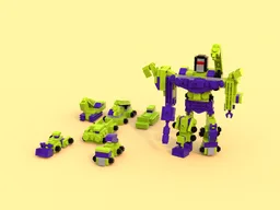 Mini Lego Transformers: Devastator