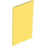 Lego Glass for Window 1 x 4 x 6 / Bright Light Yellow