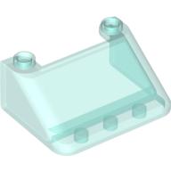 Lego Windscreen 3 x 4 x 1 1/3 Large Glass Surface / Trans-Light Blue