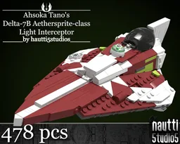 Ahsoka Tano’s Delta-7B Aethersprite-class Light Interceptor