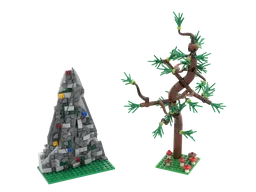 Climbing mountain & Pine tree