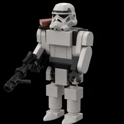 Brick-Built Sandtrooper