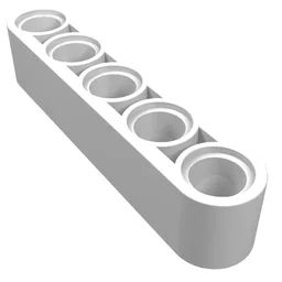 Technic Beam 1 x 5 Thick / White