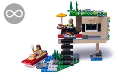 31067 summer house at water