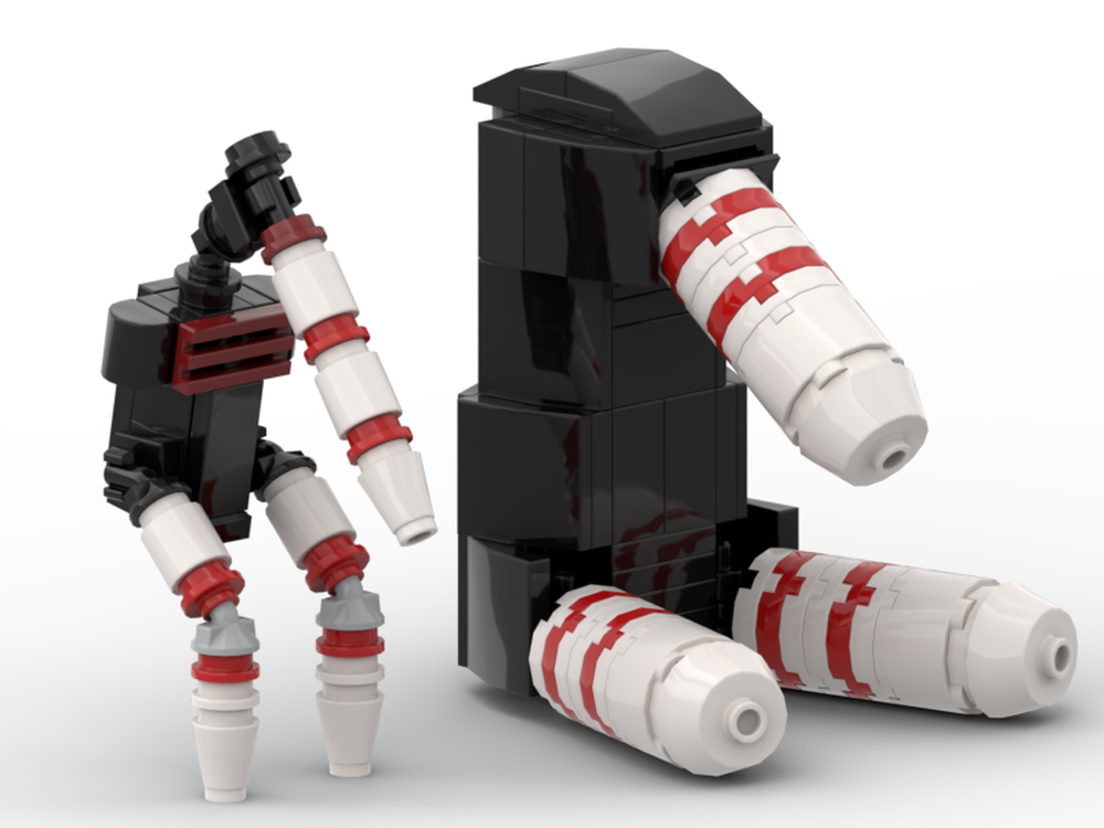 Lego Corrupted Storch replika + Snorf/Sniffer from Signalis (2022)
