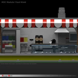 MOC Modular Food Kiosk