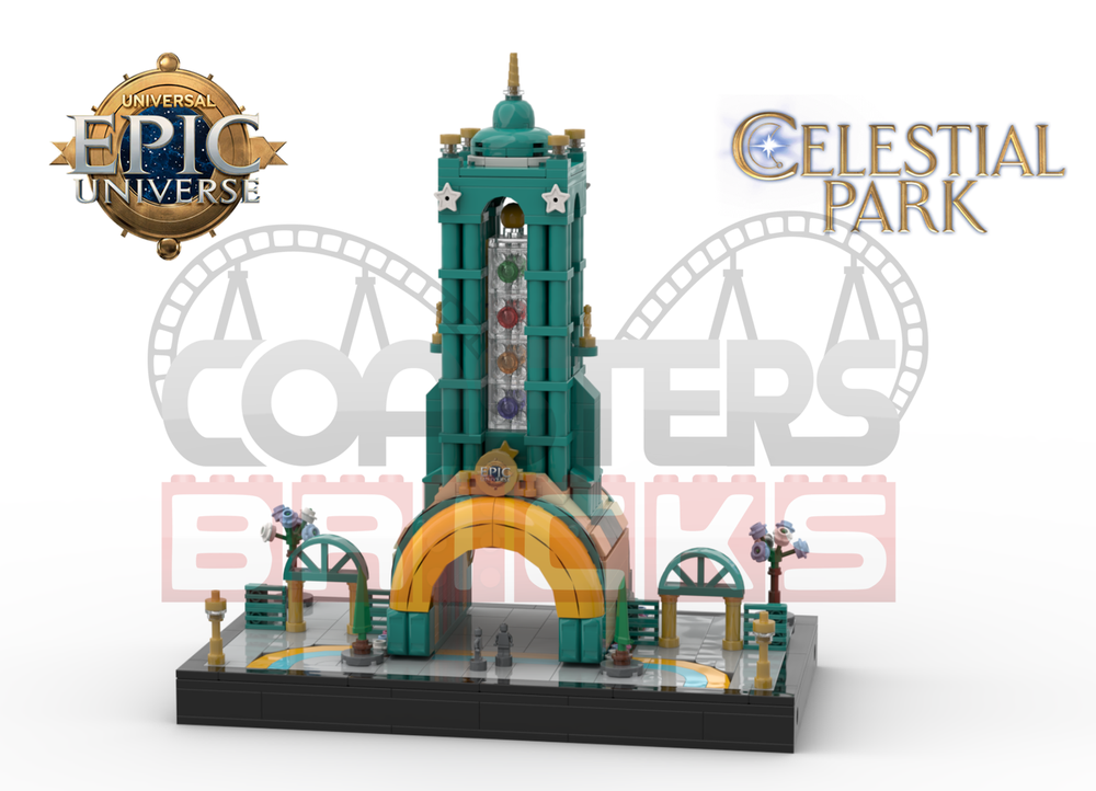 Lego CELESTIAL PARK / CHRONOS PORTAL - Universal's Epic Universe