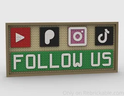 Social Media Logo Sign