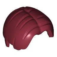 Hair Bowl Cut and Parted in Center / Dark Red