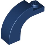 Lego Brick Arch 1 x 3 x 2 Curved Top / Dark Blue