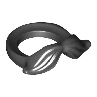 Minifig Neckwear Moustache / Black