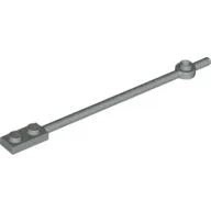 Bar 1 x 12 with 1 x 2 Plate End with Solid Studs and 1 x 1 Round Plate End / Light Gray
