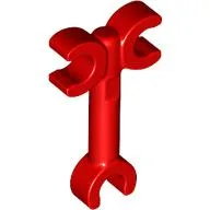 Bar 3L with 1 Clip on One Side, 2 Clips on Other Side / Red