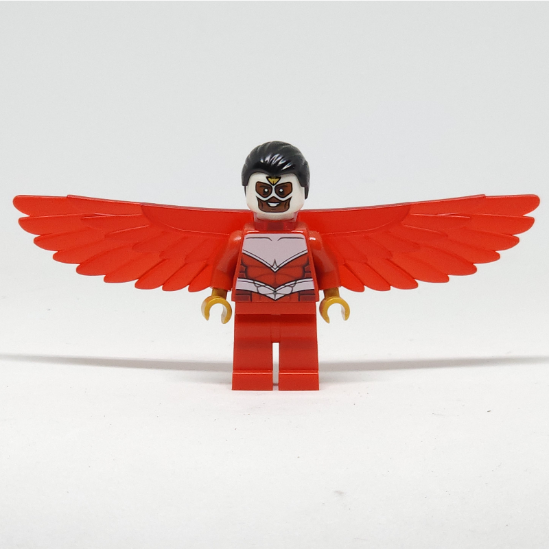 Lego Falcon in Red and White Outfit