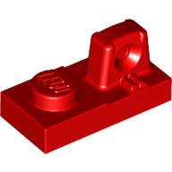 Lego Hinge Plate 1 x 2 Locking with 1 Finger On Top / Red