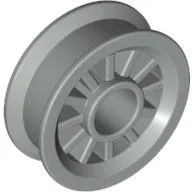 Wheel Spoked 2 x 2 with Pin Hole / Light Gray