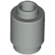 Brick Round 1 x 1 Open Stud / Light Gray