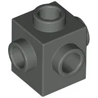 Brick Special 1 x 1 Studs on 4 Sides / Dark Gray
