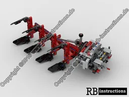 Plow for Claas Xerion 5000 (Drehpflug)