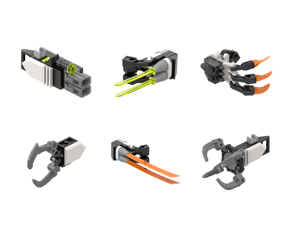 Lego Blacktron II Mech Add-On Pack 02