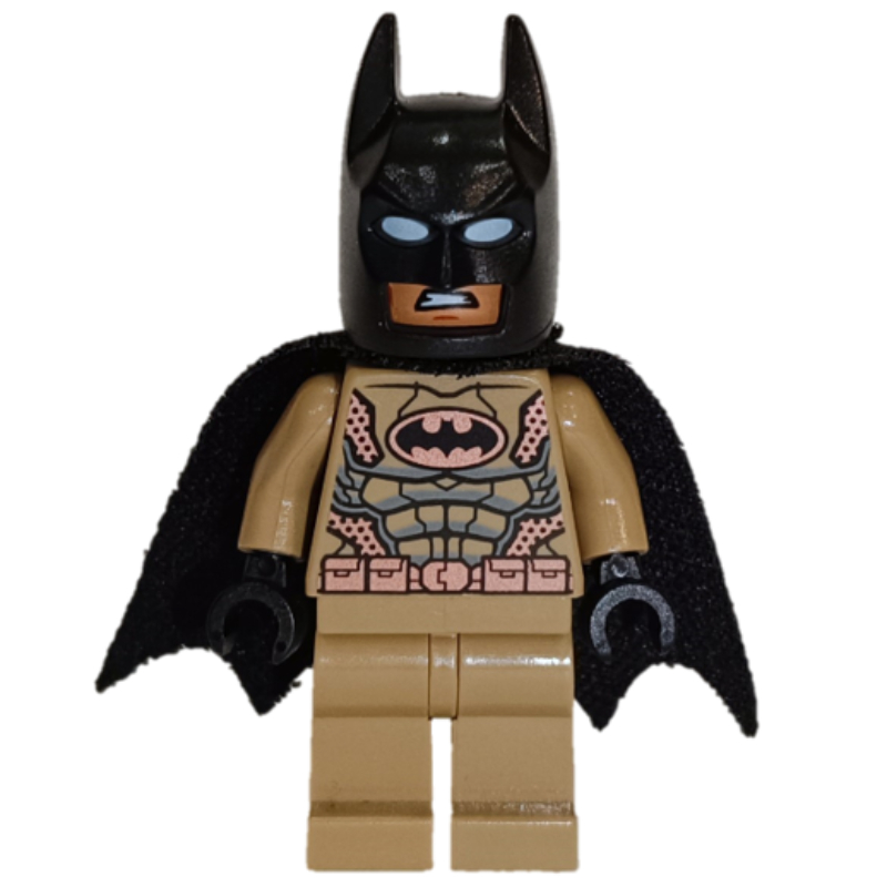 Lego Batman, Dark Tan Suit, Black Cape and Cowl (Desert Batman)