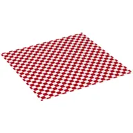 Blanket, Red Chequers Print (Picnic) / White