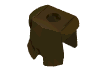 Lego Minifig Neckwear Armor Breastplate with Leg Protection [Plain] / Dark Brown