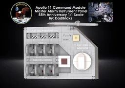 Apollo 11 Master Alarm Instrument Panel- 1:1 Scale- 55th Anniversary